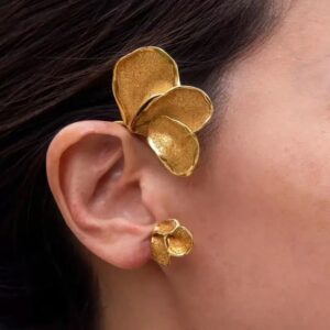pendientes flor