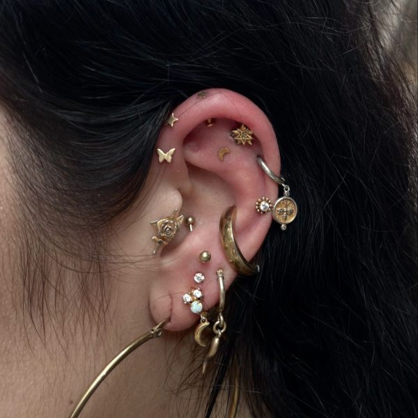 Piercing oreja titanio barcelona